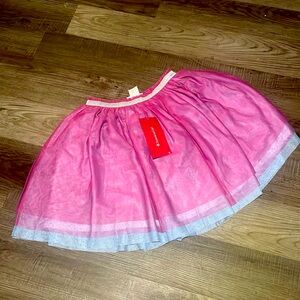 American Girl Multi Color Glitter Tulle Skirt
